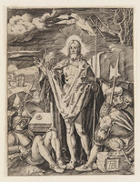 KG 00595
<br/>
Opstanding van Christus
<br/>
<em>Dürer, Albrecht (1471-1528) - copie naar</em>